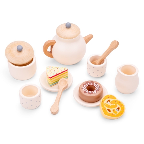 Nuovo Classic Toys Set da tè in legno
