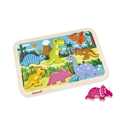 Dinosauro puzzle Janod