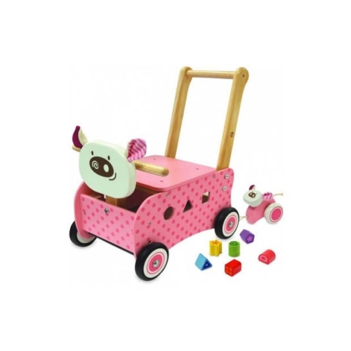 I'm Toy walking/pushcart piggy - rosa