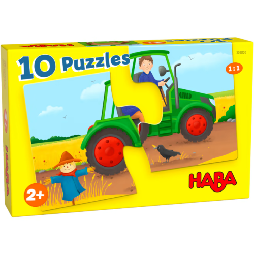 Haba 10 puzzle Nella fattoria