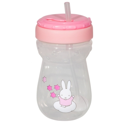 Miffy Tazza di paglia 360 ml rosa