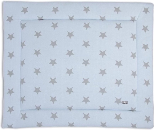 Baby's Only Boxcloth Star Baby Blue/Grey (85x100)
