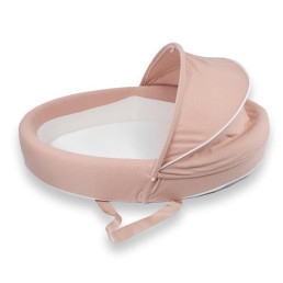 Bamboom Babynest rosa nudo