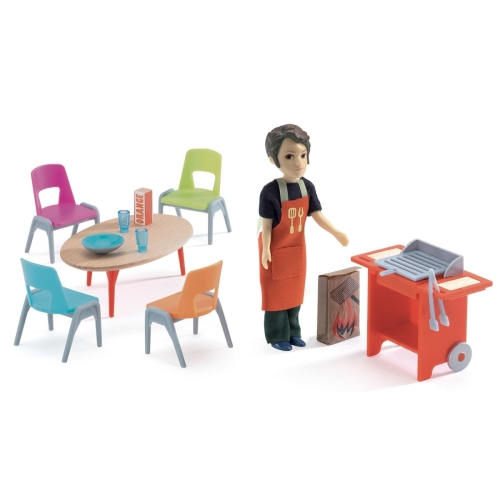 Djeco Barbecue Grill con accessori 