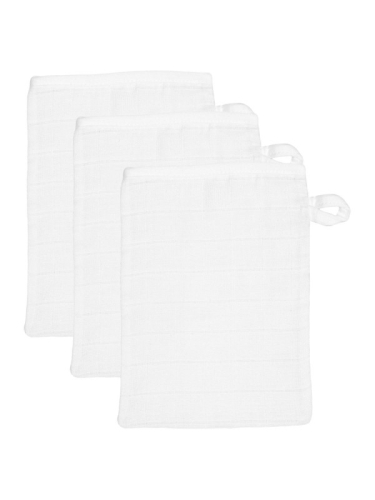 Blush &amp; Blossom - Set iniziale (6 pannolini - 3 guanti per lavare - 3 collutori) Bianco 