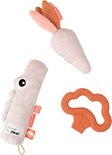 Done by Deer Tiny Activity Toy Set Croco Powder Pink (3 pezzi)