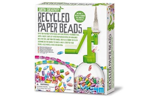 4M Kidz Lab Green Creativity Catena di perline di carta riciclata