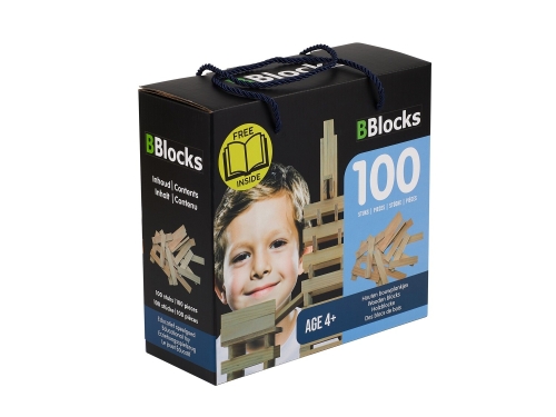 BBlocks 100 pezzi vuoti in scatola di cartone