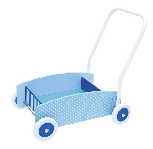 Jabadabado Chariot in legno blu