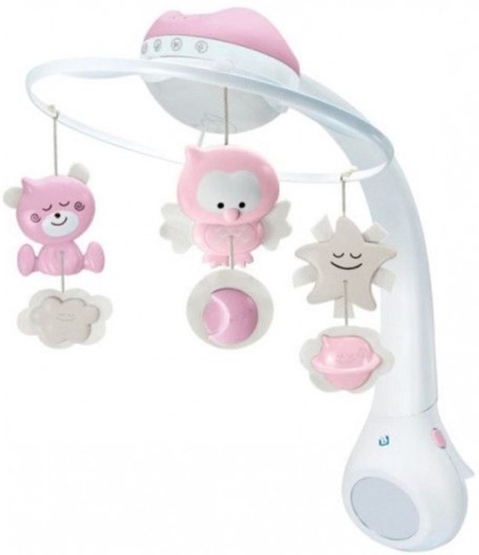 Infantino music mobile 3 in 1 rosa