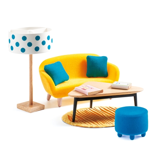 Djeco Set soggiorno casa delle bambole