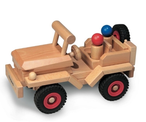 Jeep in legno Fagus