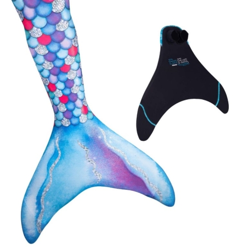 FinFun Coda di sirena Rainbow Fish Size S (6 Anni)