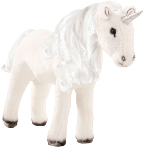 Götz Boutique, unicorno Achat, bianco, 37 cm