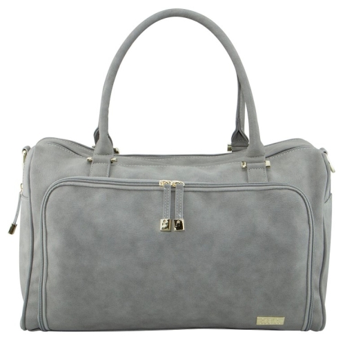 Borsa per la cameretta / borsa per pannolini Isoki Double Zip Satchel Stone