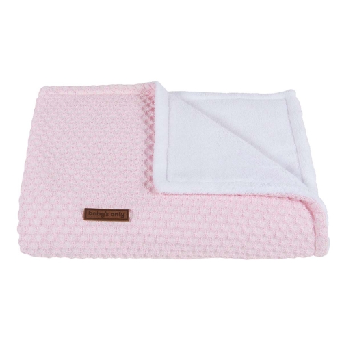 Baby&#39;s Only Cot Coperta Teddy Sun Classic Pink con Baby Pink