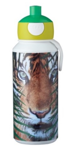 Bere Bottiglia Campus Pop-Up 400 ml Animal Planet Tiger Green