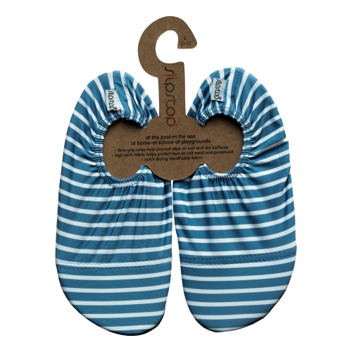 Slipstop Scarpa da nuoto per bambini XL (33-35) strisce blu