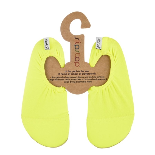 Slipstop Scarpa da bagno per bambini XL (33-35) giallo neon junior