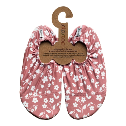 Slipstop Scarpa da nuoto per bambini XL (33-35) Pietra con fiori