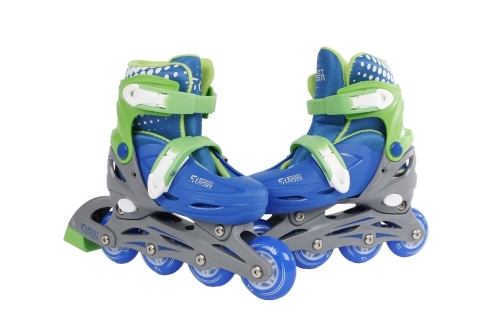 Street Rider pattini in linea hardboot blu taglia 30-33