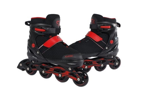 Street Rider pattini in linea pro neri taglia 33-37