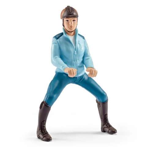 Schleich 42163 Cavaliere da competizione, turchese