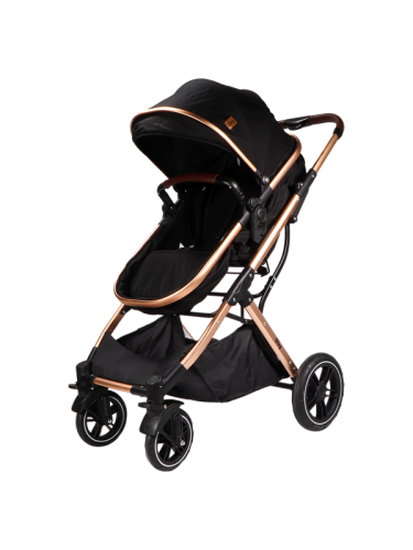Ding - Passeggino 3 in 1 - Juna - Rosa/Nero
