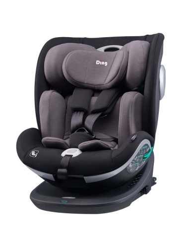 Seggiolino auto Ding I-size Mace 40-150 cm 360° Nero/Grigio