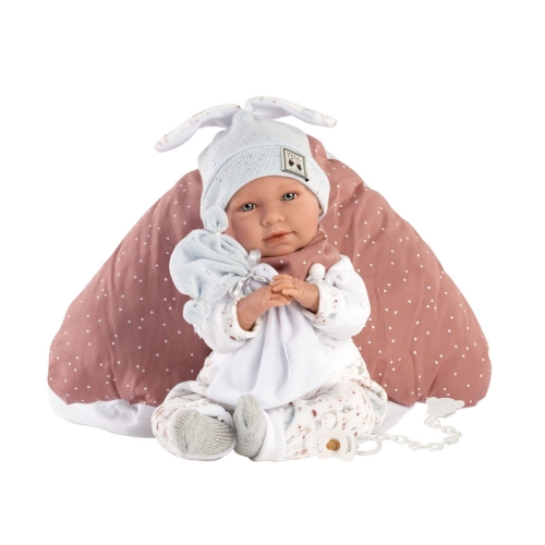 Llorens Bambola piangente Mimi con cuscino 42 cm