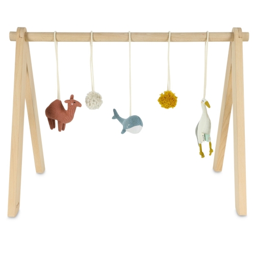 Arco da gioco in legno di Trixie Knitted Toys