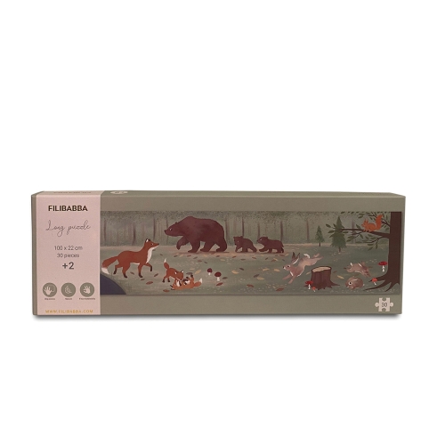 Filibabba Puzzle con 30 pezzi Animali nordici