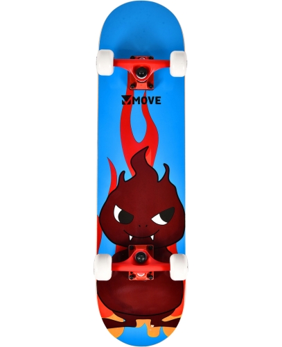 Move Skateboard Blu Fuoco