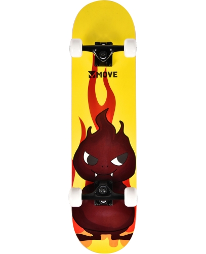 Move Skateboard Giallo Fuoco