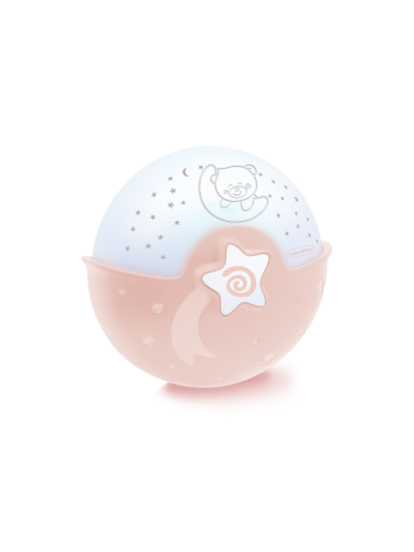 Infantino - WOM - Luce lenitiva e proiettore - Rosa polvere