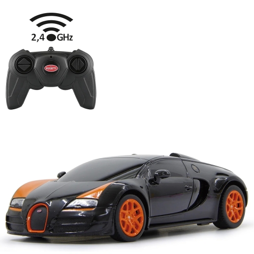 Bugatti Grand Sport Vitesse nero 1:24 telecomandabile Jamara