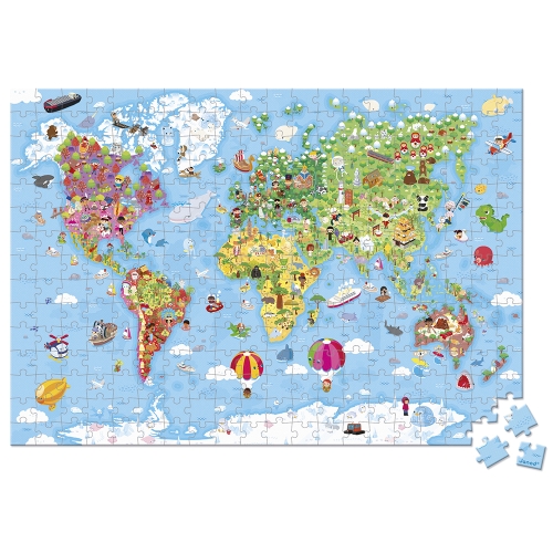 Janod Puzzle Mondo Gigante