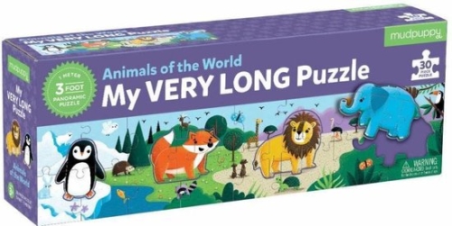 Mudpuppy Il mio lungo puzzle Animali nel mondo 30 pezzi
