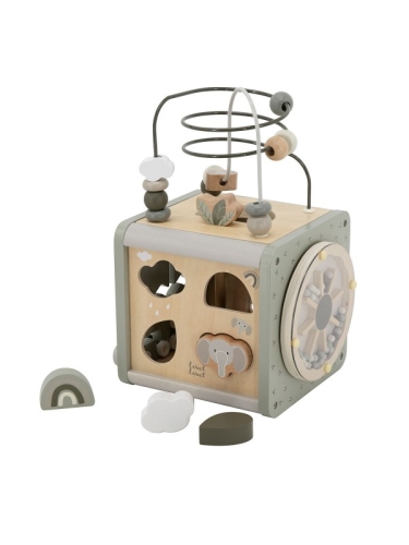 Etichetta Etichetta - Cubo attività - Verde oliva