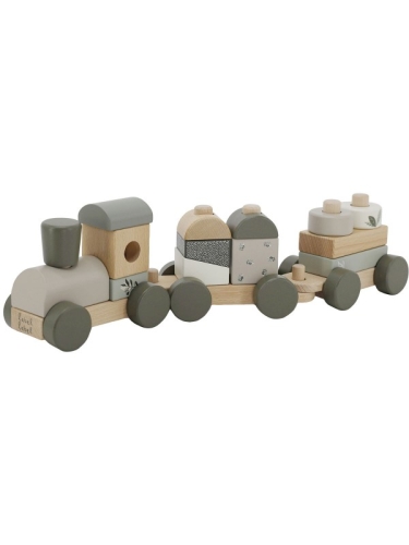 Etichetta Label - Treno impilabile - Verde oliva