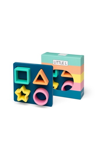 Puzzle geometrico Little L pastello