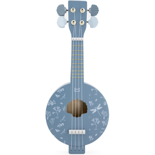 Etichetta Banjo in legno blu