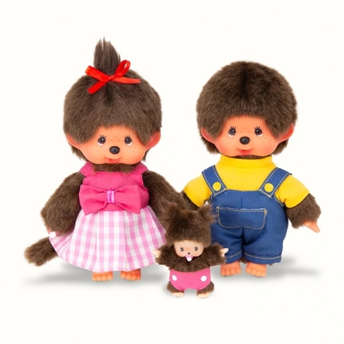 Set famiglia Monchhichi 20 cm