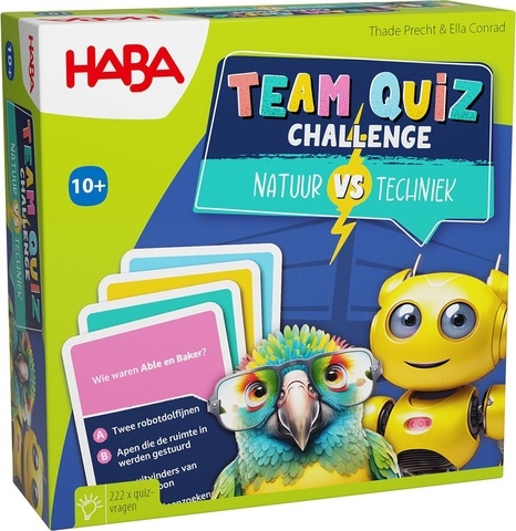 Sfida a quiz a squadre Haba Natura vs Tecnologia FRANSTALIG