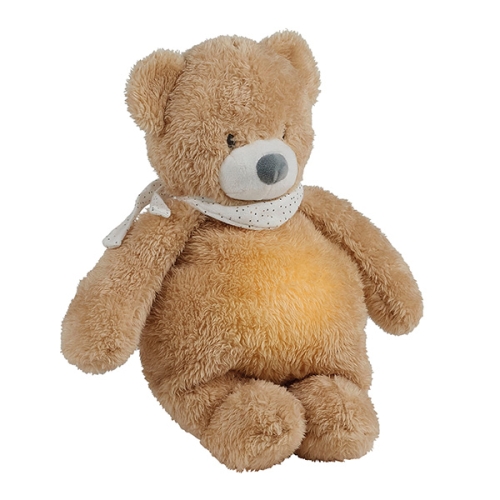 Nattou, luce notturna per il sonno/ orso coccoloso marrone