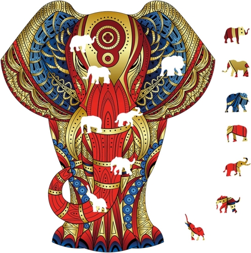 Puzzle in legno Eureka Rainbow Elephant