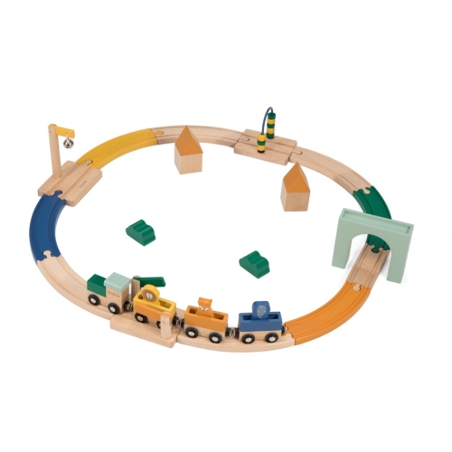Trixie Set di treni in legno