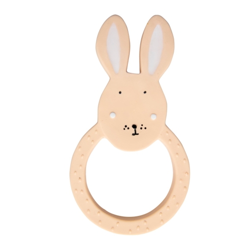 Trixie Anello di dentizione rotondo in gomma naturale Mrs. Rabbit