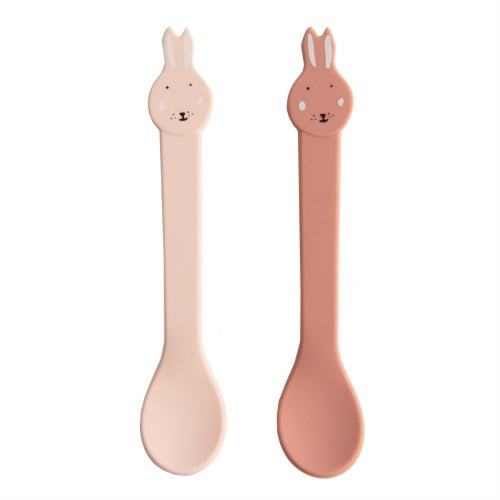 Cucchiaio in silicone Trixie set di 2 Mrs. Rabbit