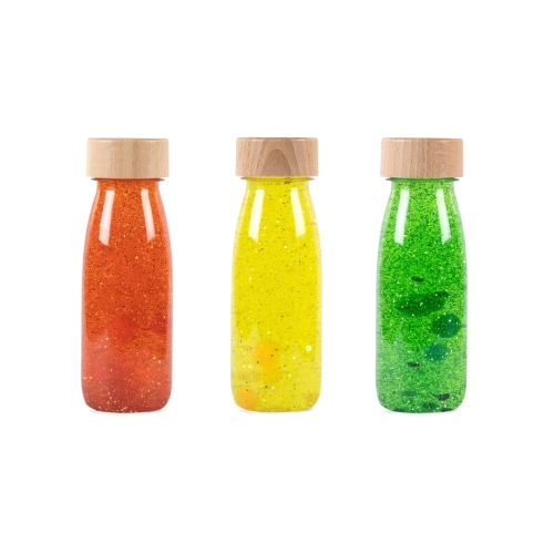 Set di 3 bottiglie sensoriali Petit Boum Twilight